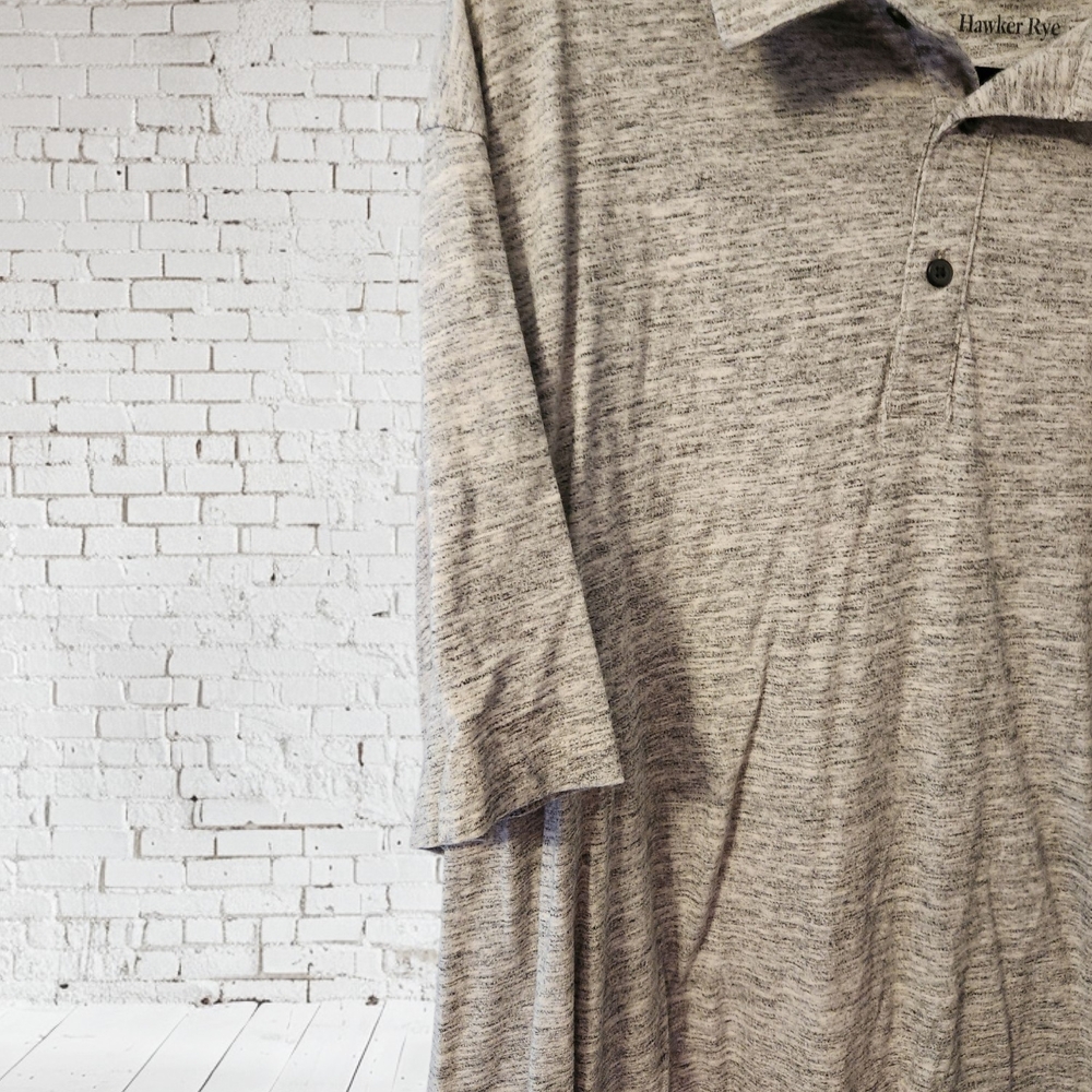 Classic Men's Polo Shirt in Gray - Picture 5 of 6